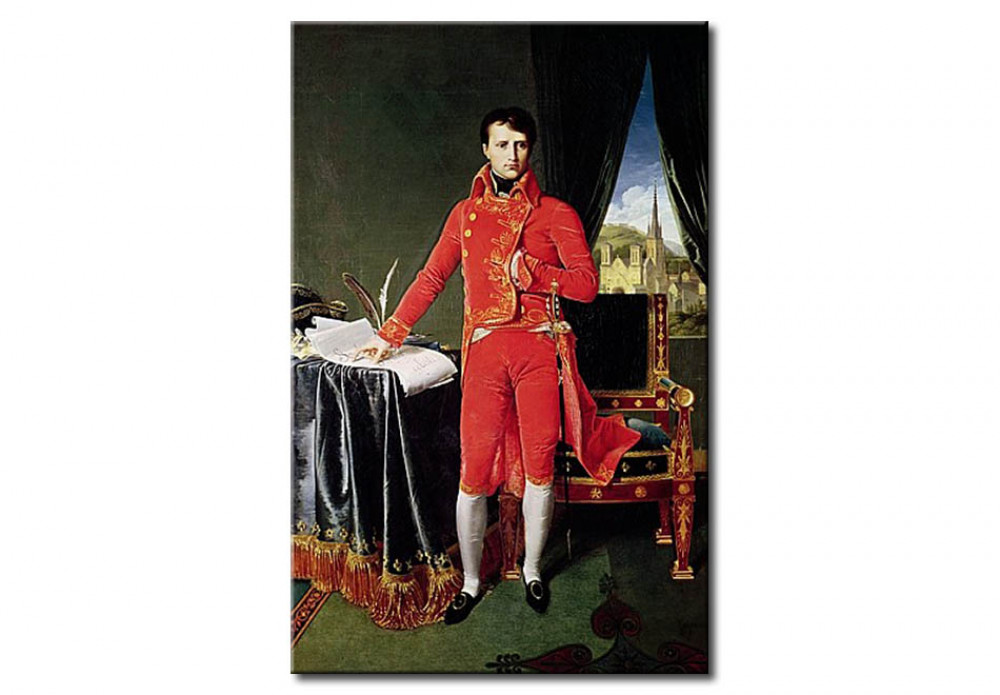 Tableau reproduction Bonaparte Premier Consul - Jean-Auguste-Dominique  Ingres - Reproductions