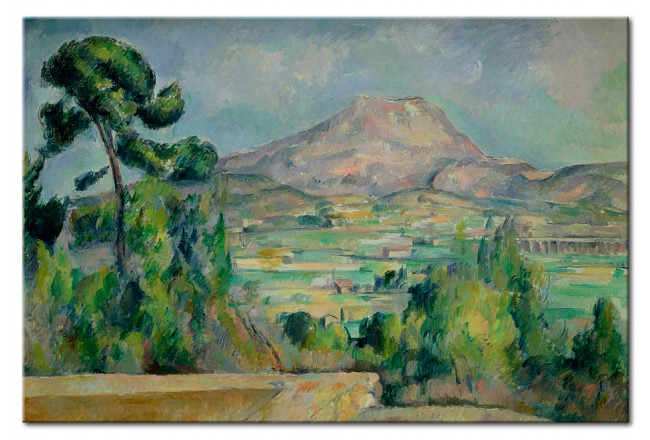 Tableau Deco Montagne Sainte Victoire Paul Cezanne Reproductions